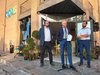 Inaugurazione della nuova sede della cooperativa sociale CIDAS con sindaco Alan Fabbri, pres Cidas Daniele Bertarelli e pres. Legacoop Estense Andrea Benini