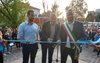 Inaugurazione della nuova sede della cooperativa sociale CIDAS con Andrea Benini (Legacoop Estense), Daniele Bertarelli (Cidas) e sindaco Alan Fabbri