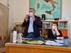 Niocola Lodi e Cinzia Graps al primo incontro preparatorio del Progetto "Con le frazioni" - Casaglia, 25 maggio 2021