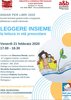 Locandina dell'incontro formativo "La lettura condivisa in età prescolare" - Ferrara, 21 febbraio 2020