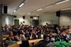 Istituto Copernico-Carpeggiani: studenti nella sala Scotti