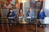 Istituto Navarra progetto Nuove generazioni per il lavoro dirigente Massimiliano Urbinati, ass Angela Travagli, prof Stefano Giatti, studente Luca Celati