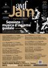 Programma delle serate di "AfmJam" da novembre 2017 a marzo 2018