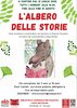 Locandina della rassegna "L'Albero delle storie" 2020 nel giardino Biblioteca FERRARA, 31 luglio-28 agosto 2020