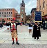 Lasagni Mezazarvela e le Majorettes di Verona