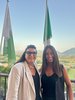 L'assessore Francesca Savini - a dx - con il sindaco di Alvito, Luciana Martini