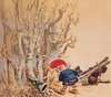 Illustrazione della copertina del libro "Storie di bosco, giganti e fate" di Tony Wolf, edizioni Dami