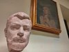 L'inedito di Colognesi in esposizione. In primo piano un'opera di Milani