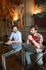 Vicesindaco Alessandro Balboni con l'operatore del centro di recupero fauna della Lipu