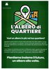 Locandina "L'albero di quartiere" - Iniziativa del Comune di Ferrara