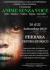 Locandina della manifestazione "Anime senza voce" - Ferrara, 19-22 settembre 2019