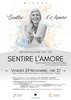 Locandina della presentazione del cd "Sentire l'amore" di Mirael - Ferrara, 29 novembre 2019