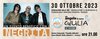 Locandina del concerto dei Negrita per l'associazione Giulia di Ferrara