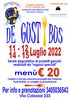 Locandina De Gustibus 11-12 e 14-15 luglio 2022.