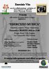 Locandina della serata "Esercizio Musica" - Ferrara, 4 marzo 2018