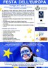 Locandina della Festa dell'Europa lunedì 8 maggio al dipartimento di Architettura di Ferrara