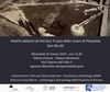 Locandina dell'incontro su "Antichi abitanti di Ferrara: il caso dello scavo di Piazzetta San Nicolò" - 22 marzo 2023