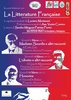 Locandina della rassegna su "La litterature francaise" - Pontelagoscuro (Ferrara), 1-15-29 marzo 2019