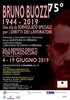 Locandina della mostra su Bruno Buozzi - Pontelagoscuro (Ferrara), 4-19 giugno 2019