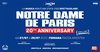 Locandina della tappa ferrarese dello spettacolo "Notre Dame de Paris"