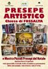 Locandina della mostra di presepi nella chiesa di Fossalta, a una quindicina di chilometri da Ferrara