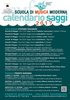 Programma dei saggi degli allievi della Scuola di musica moderna giugno-luglio 2017