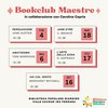 Locandina ciclo di incontri 'Book club Maestre'