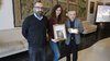 La premiata Chiara Ricchiuti tra l'assessore Massimo Maisto e Alessandro Pasetti dii Made Eventi