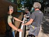 Maestranze Teatro Comunale Ferrara al lavoro al Parco Urbano