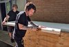 Maestranze Teatro Comunale Ferrara al lavoro al Parco Urbano