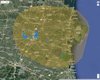 Mappa delle segnalazioni nella zona del Delta del Po