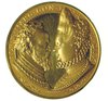 Medaglia in oro di Alfonso II e Margherita Gonzaga. Remo Luca, 1922