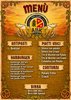 Menu "Bavarian Fest" 