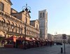 Mercatino delle opere dell'ingegno in piazza Trento Trieste a Ferrara