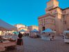 Mercato contadino in piazza Castello, a Ferrara (foto Ferrara Terra e Acqua)