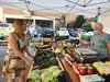 Mercato di piazza Castellina a Ferrara in una foto d'archivio