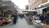 Mercato settimanale di Ferrara in corso Porta Reno