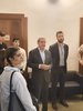 Mostra "Dentro il fuoco" illustrata dal giornalista Biloslavo e dal fotoreport Dirindin con il vicesindaco Balboni