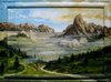 "Foschia in Val Badia" - olio su tela cm. 45x60