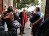 Mostra su "La fotografia 1839-2020": inaugurazione con vicesindaco Nicola Lodi, Vittorio Sgarbi e Italo Zannier - Ferrara, 10 febbraio 2021 (foto GioM)