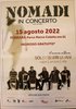 La locandina del concerto dei Nomadi