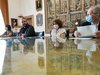 Cristina Fiorenti, il sindaco Alan Fabbri, l'ass. Micol Guerrini e il responsabile dei Sistemi informativi Massimo Poletti 
