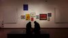 Sala del Pac, il Padiglione Arte Contemporanea di Ferrara, con l'allestimento della mostra dedicata a "La collezione Franco Farina"