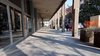 Piazza Gobetti a Ferrara dalla parte dei portici