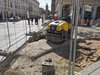 Lavori in piazza Savonarola, a Ferrara