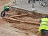 Piazza Savonarola, Ferrara - Archeologi al lavoro