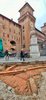 Piazza SavonarolaFE - Mura medievali emerse