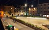 Piazza verdi in fondo a Carlo Mayr in vista di Movida sicura - 6 giugno 2020 (foto profilo da Fb esercenti Mayr-Verdi)