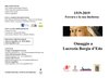Locandina del ciclo di incontri su Lucrezia Borgia - Ferrara, 10 ottobre 2019-3 aprile 2020