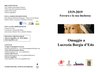 Locandina del ciclo di incontri su Lucrezia Borgia - Ferrara, 10 ottobre 2019-3 aprile 2020